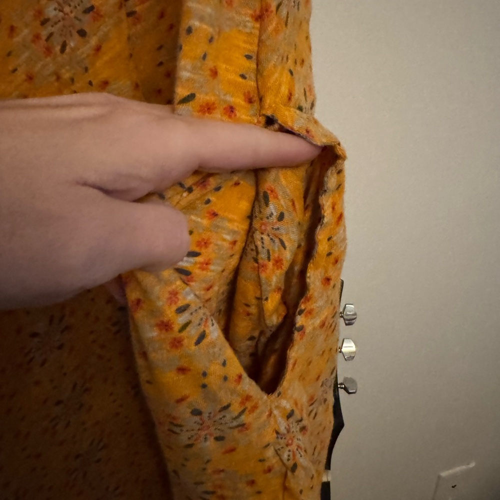 NATURAL LIFE Yellow Floral Mini Dress - Picture 4 of 4